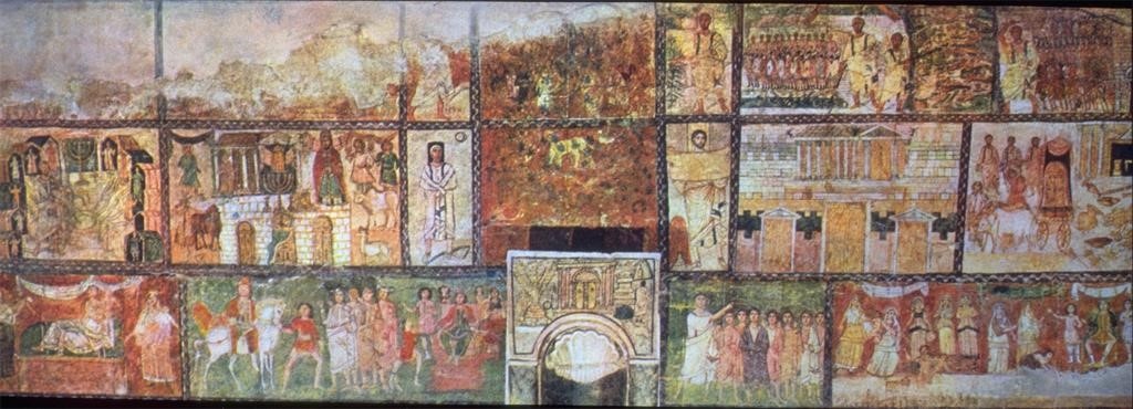 Dura Europos Synagogue: Western Wall (Yale Univ. Art Gallery – Cuny.edu)